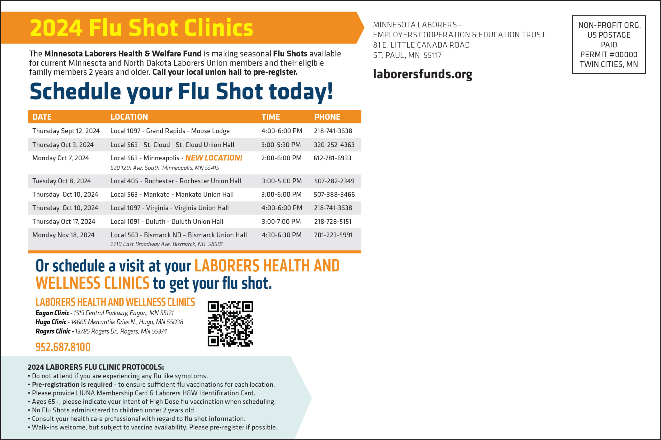 Members: Schedule Your Seasonal Flu Shot Right Now!